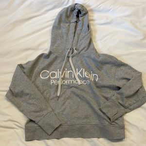 CROPPED CALVIN KLEIN HOODIE